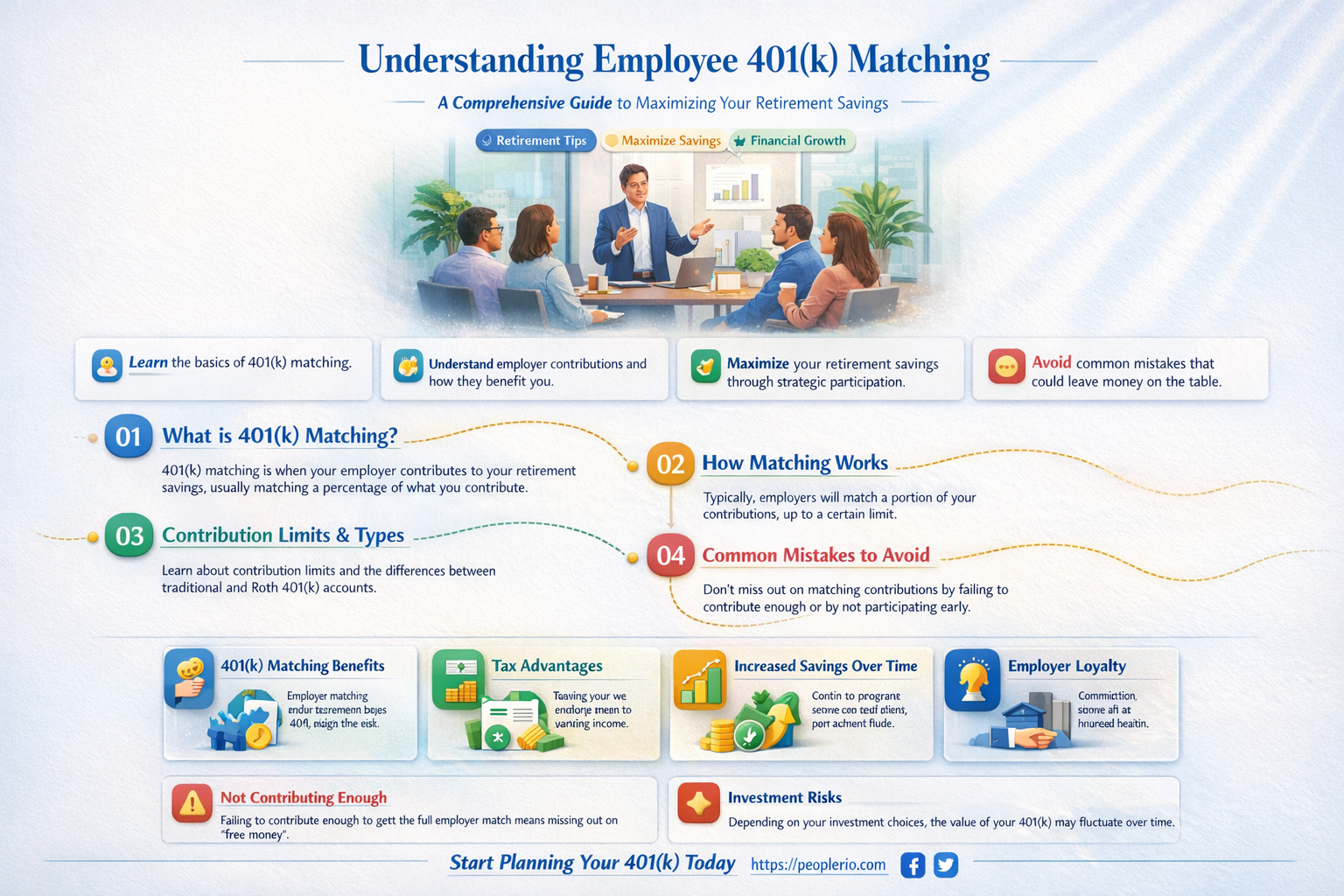 how does employee match 401k work