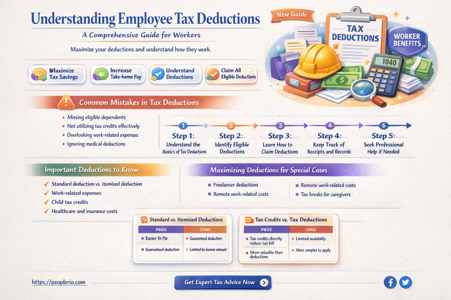 what is employee tax deductions