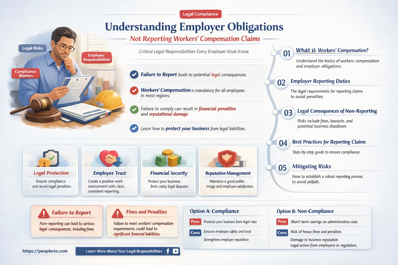 can an employer not report a claim for workmans compensation