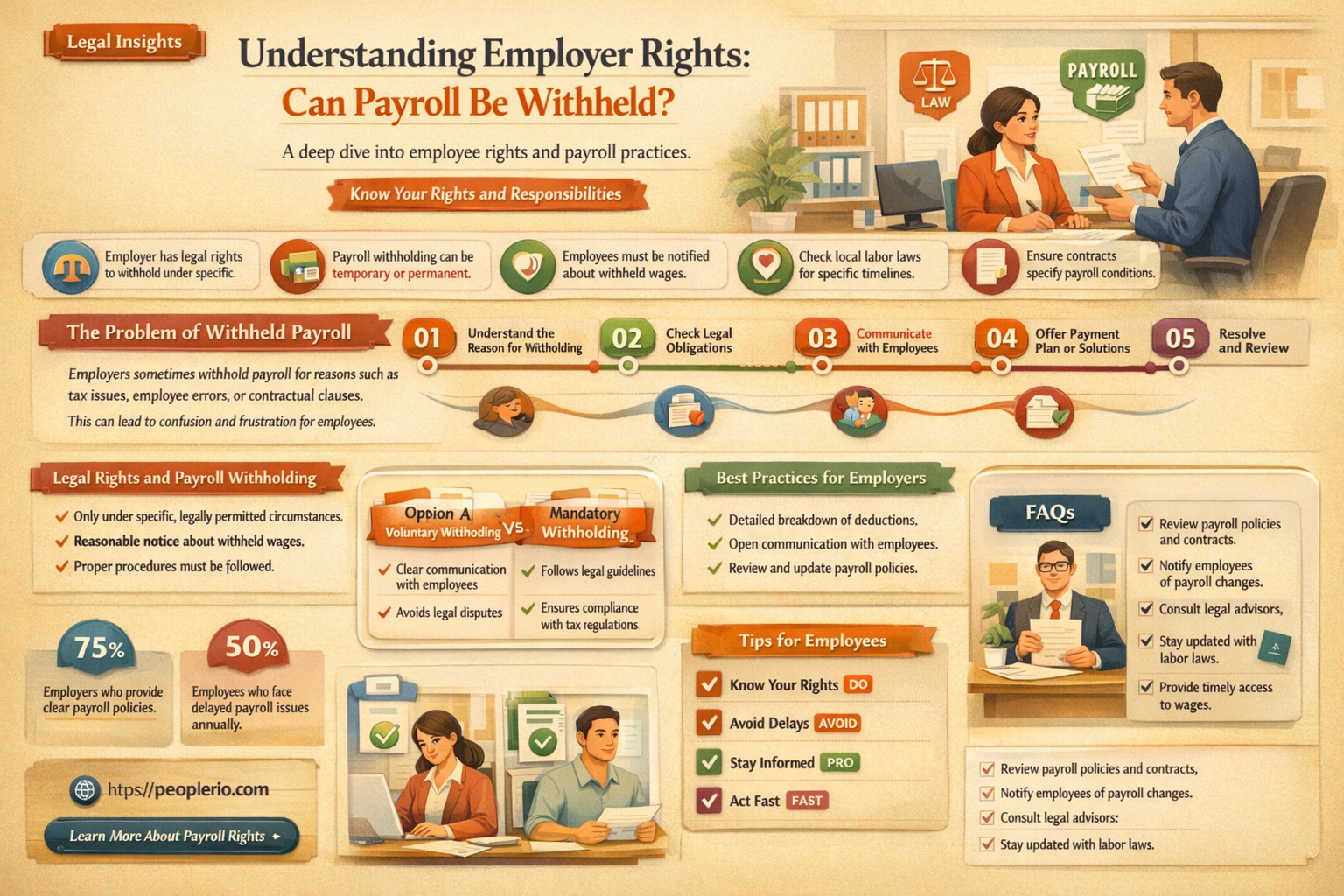 can a employer withhold payroll