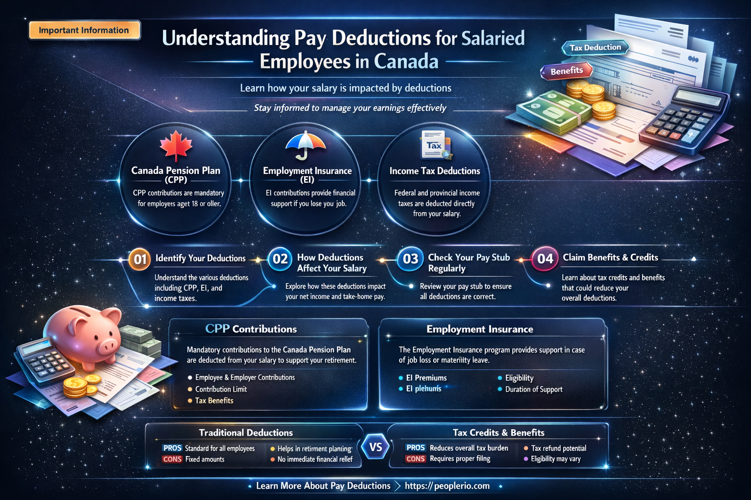 can an employer deduct pay from a salaried employee canada