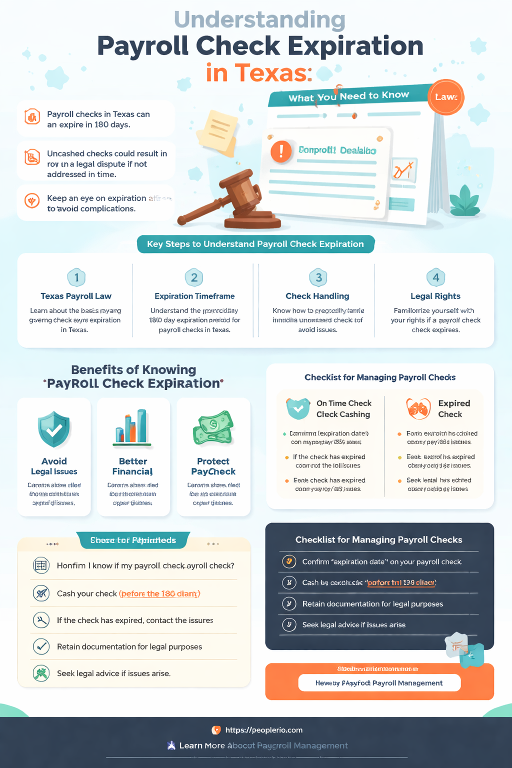 do payroll checks expire in texas