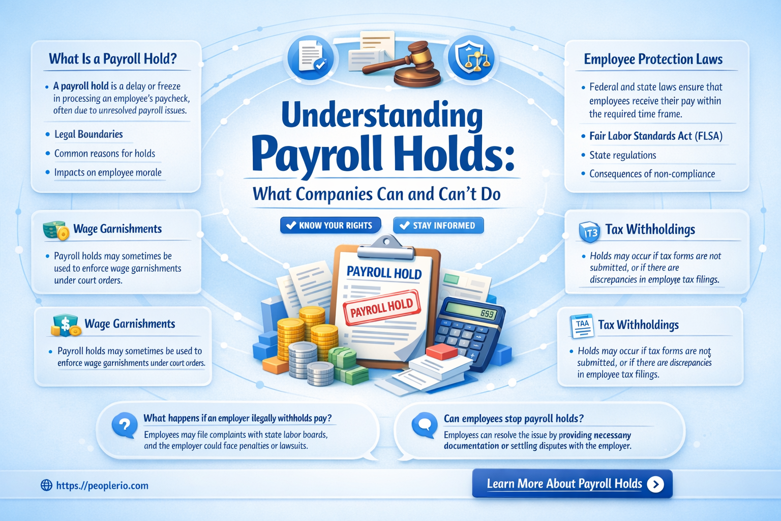 can a company hold your payroll check