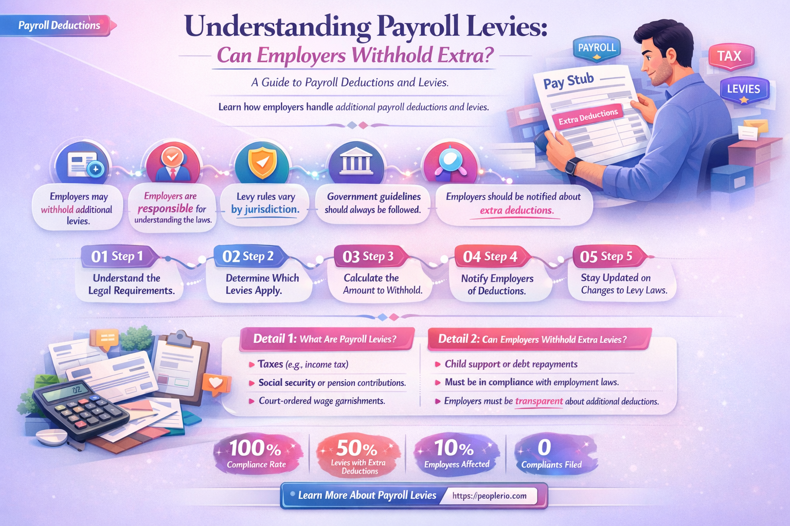 can employers withhold extra on payroll levies
