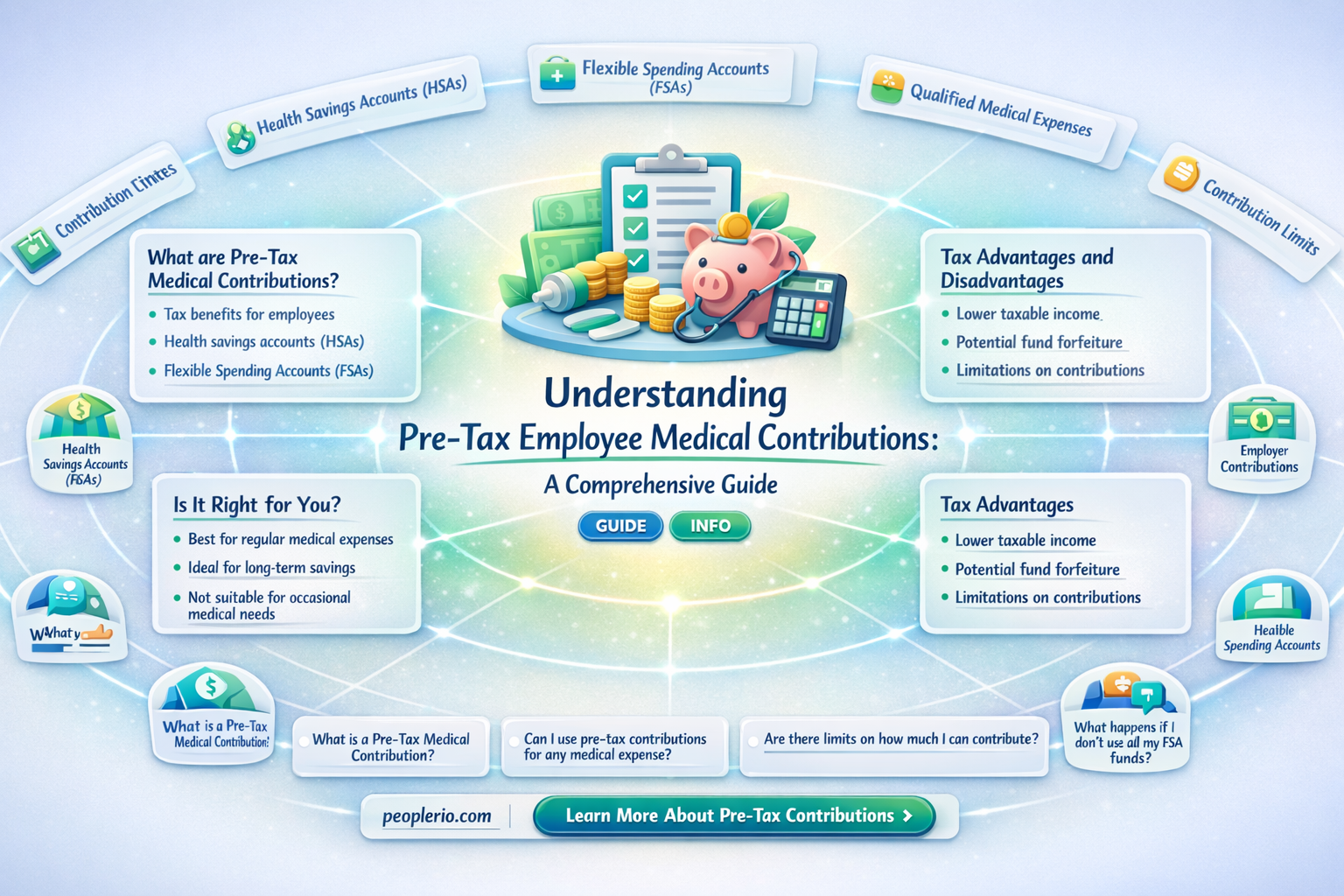 are employee medical contributions pre-tax