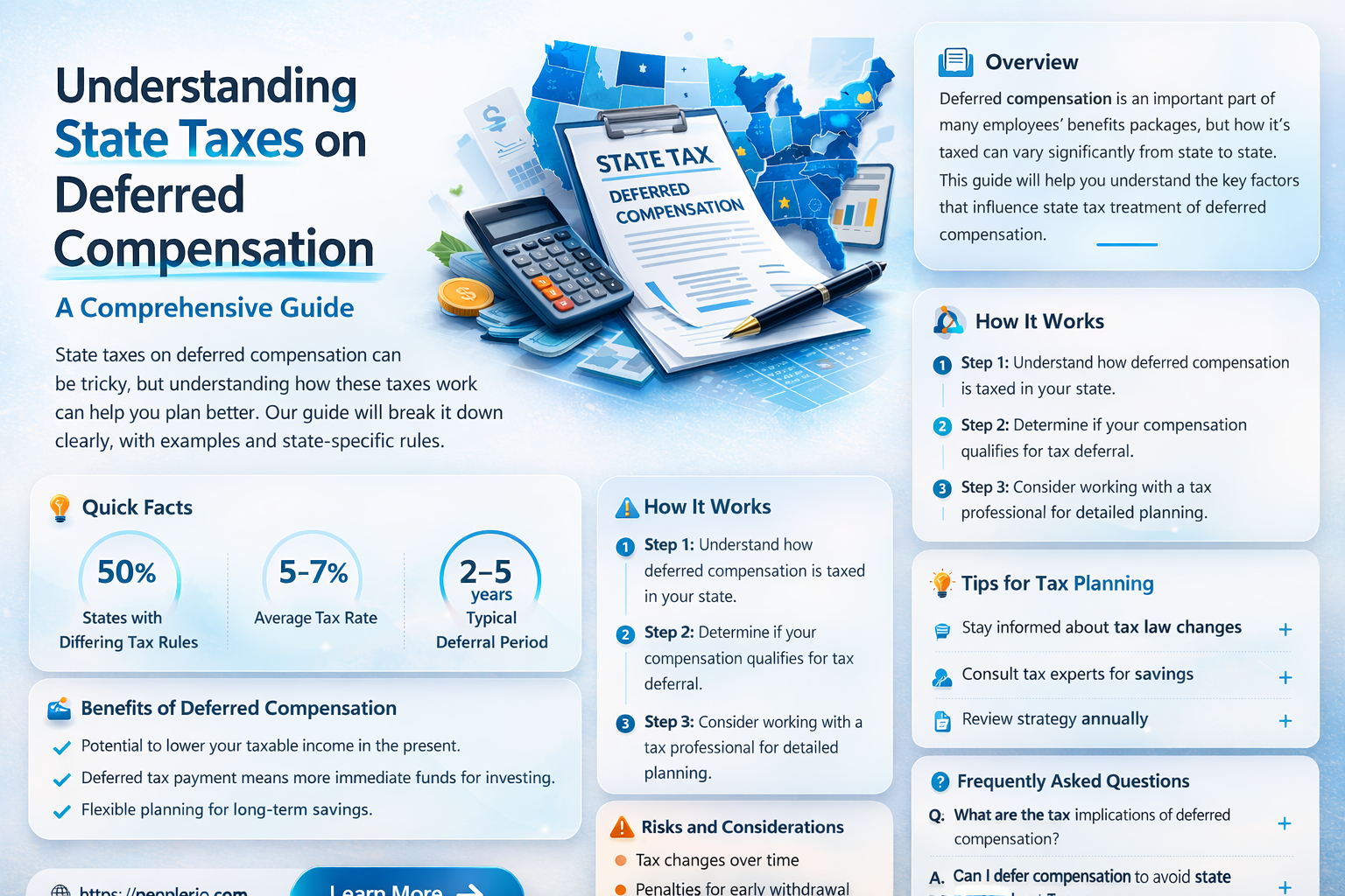 do I pay state taxes on deferred compensation