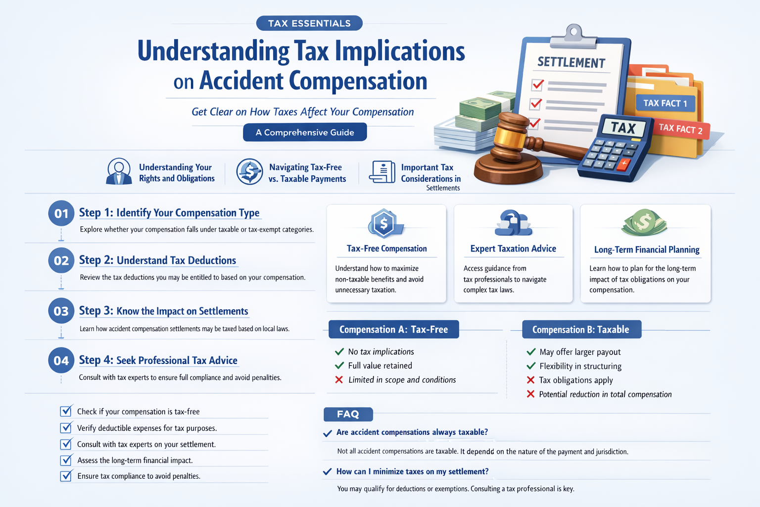 do I have to pay tax on accident compensation