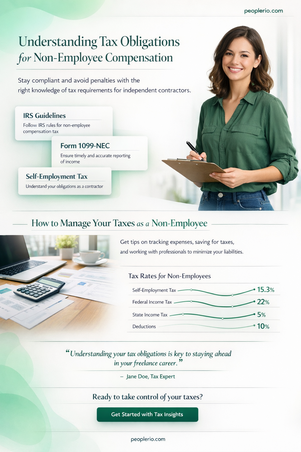 do I have to pay taxes on non employee compensation