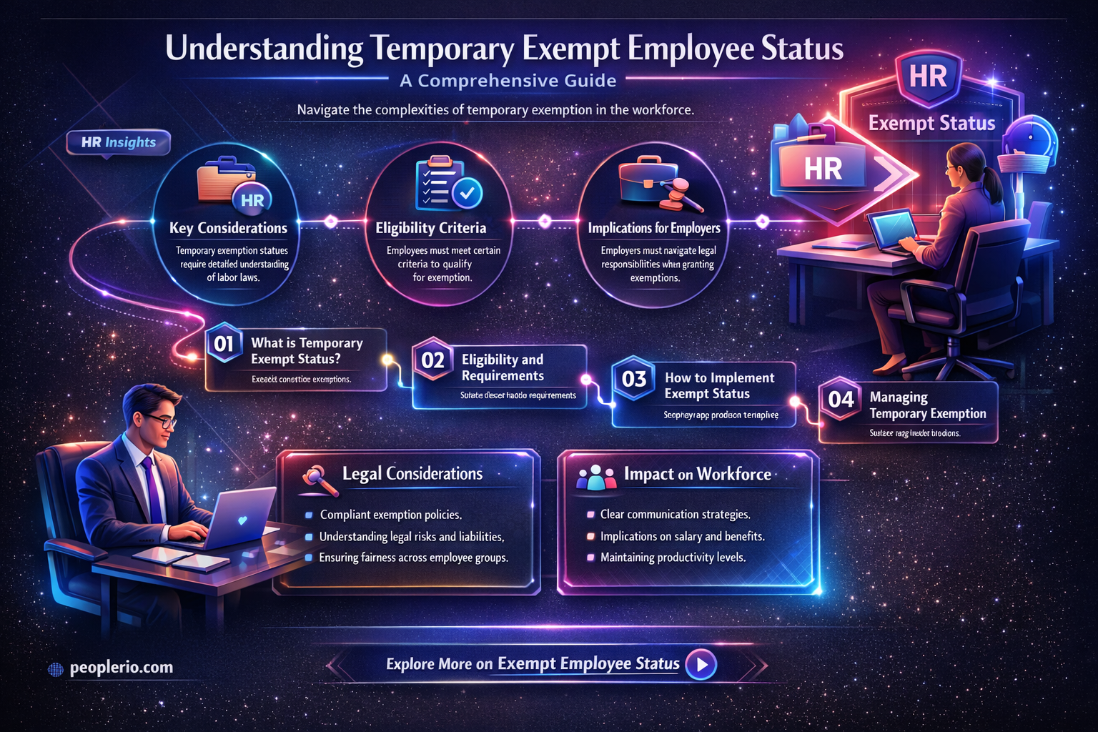 can you be a temporary exempt employee