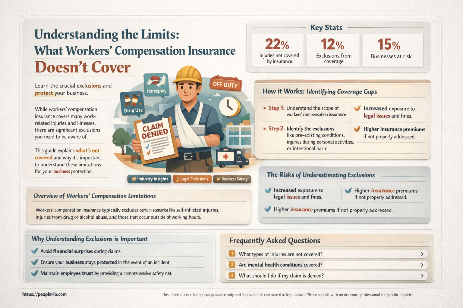 what is not covered by workers compensation insurance