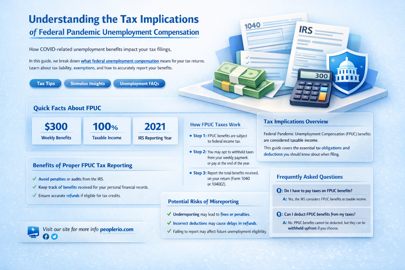 are federal pandemic unemployment compensation taxable