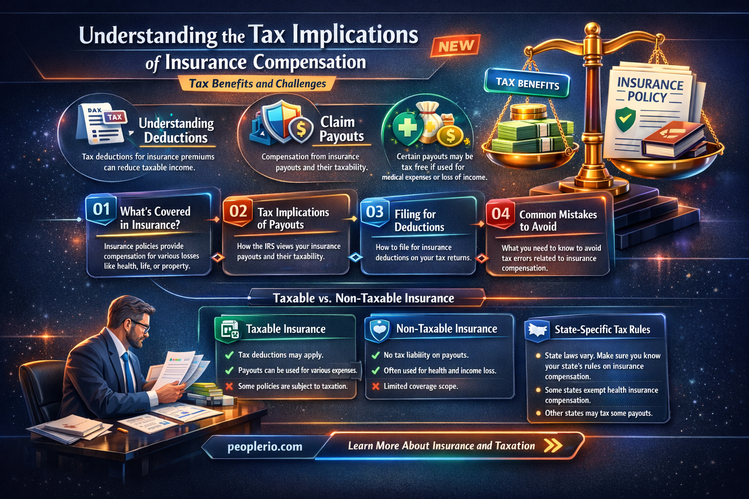 are insurance compensation taxable