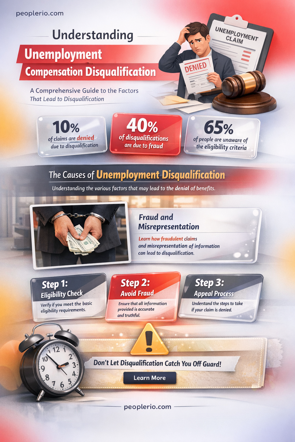 can you get disqualified from unemployment compensation
