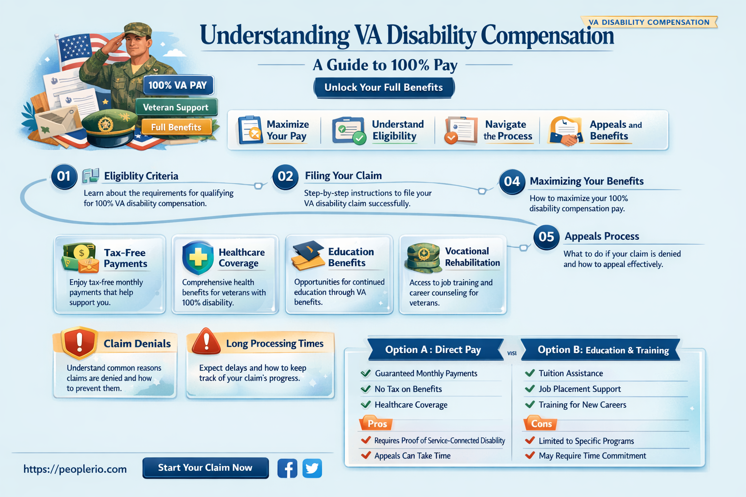 how much is 100 disability pay from va