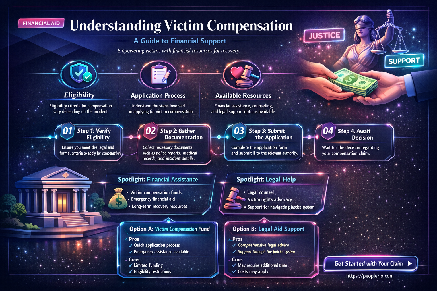 how much does victim compensation pay