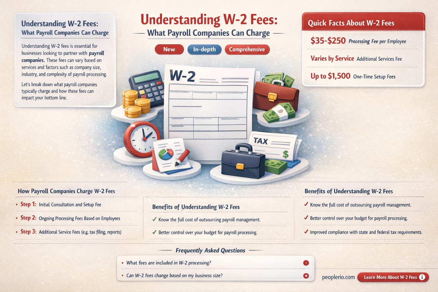 can a payroll company charge for w-2