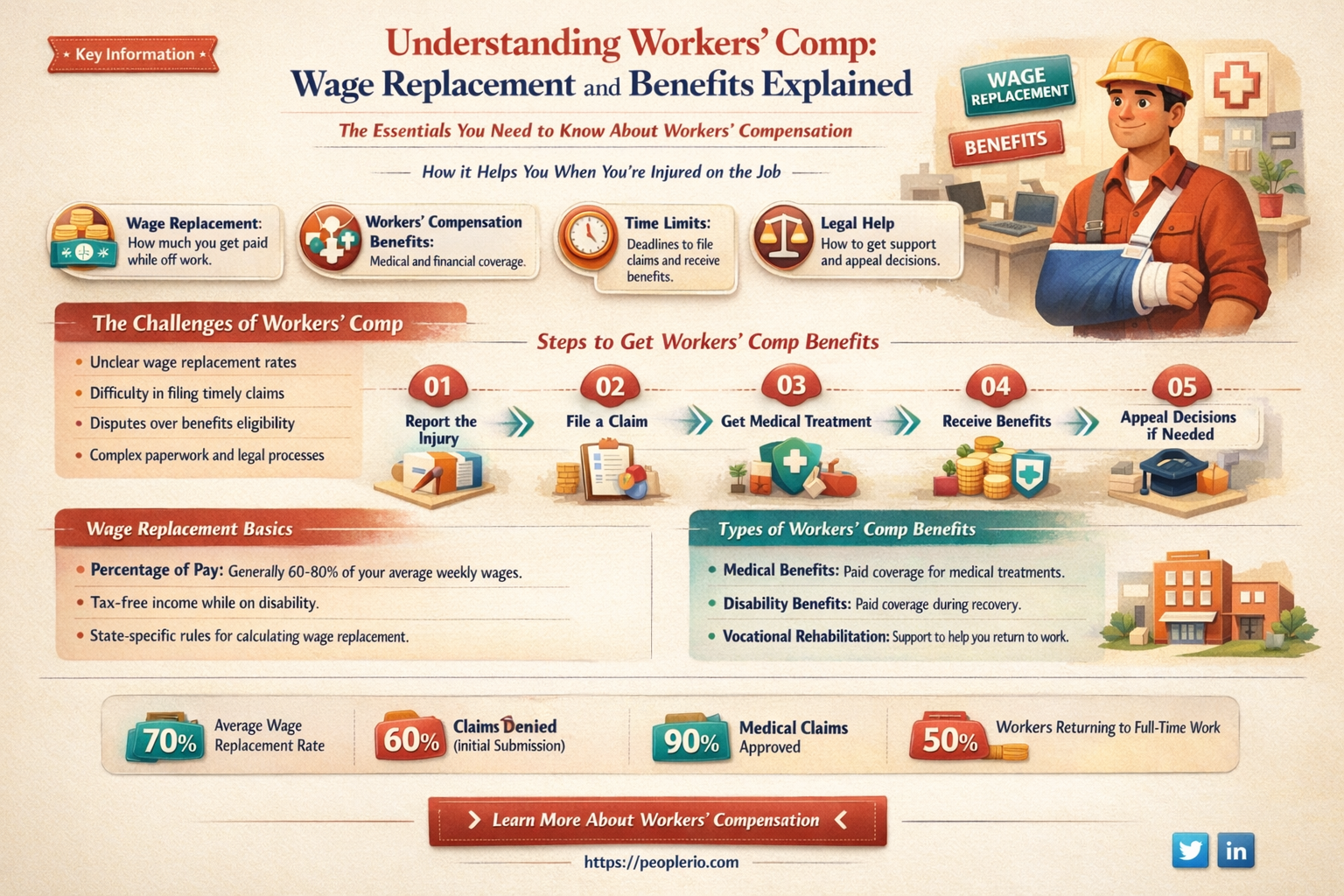 does workers comp pay wages