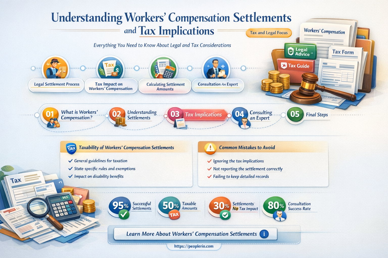 do you have to pay taxes on workers compensation settlements