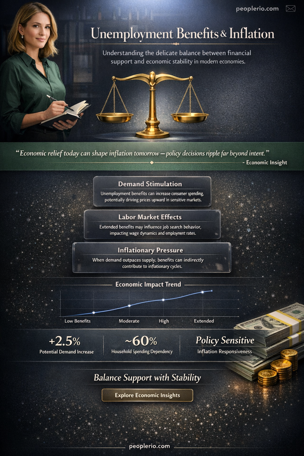 does unemployment compensation make inflation worse