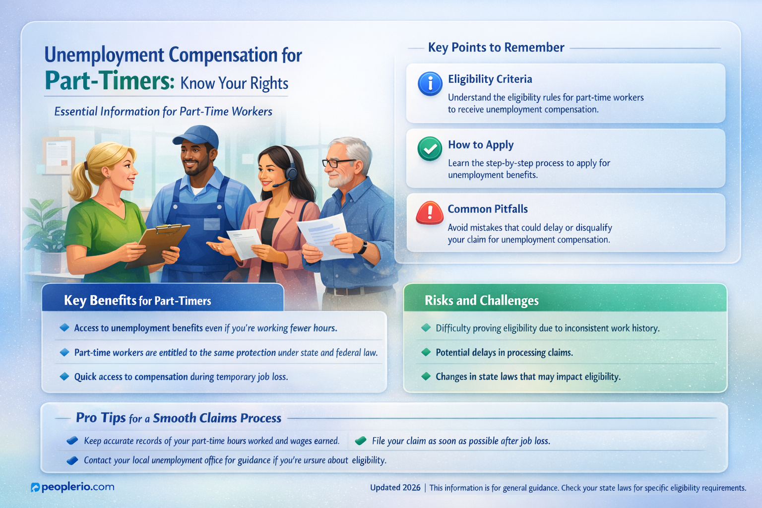 are part-time employees eligible for unemployment compensation