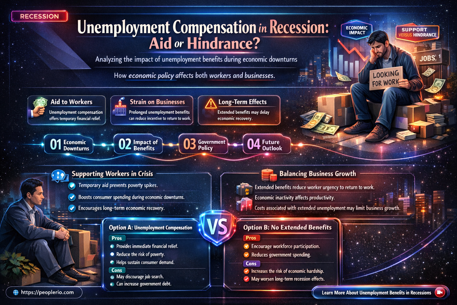 does unemployment compensation during a recession make it worse