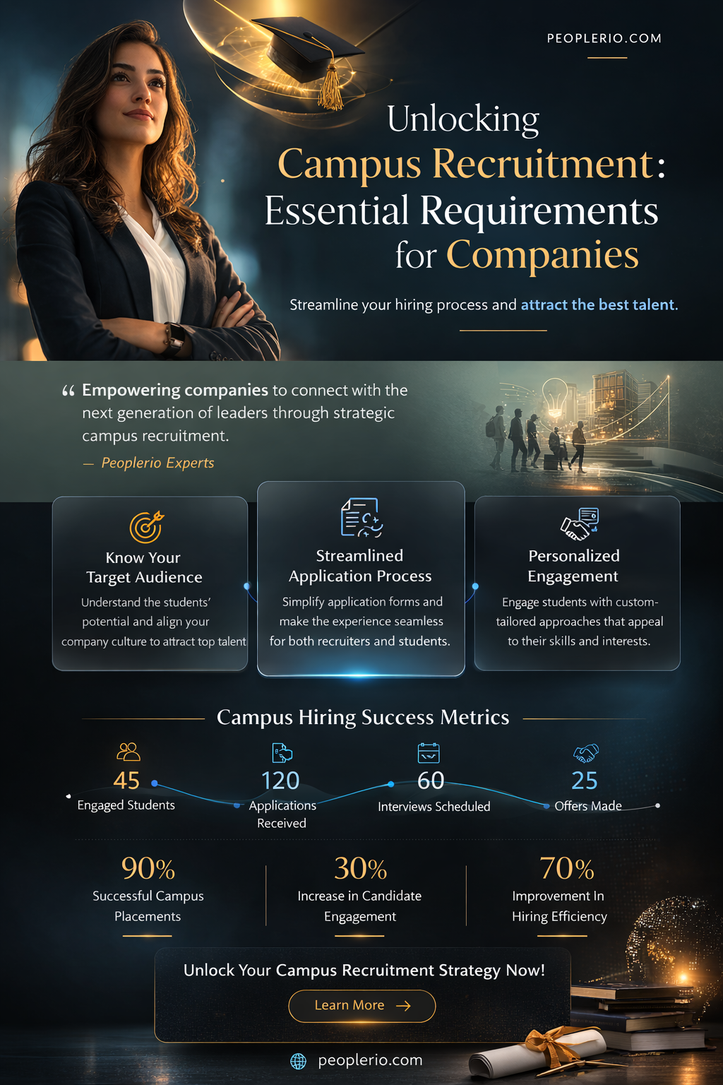 do colleges have requirements for companies that recruit on campus