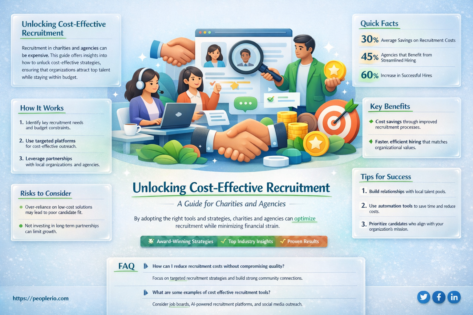do charity organisations get cheaper agency recruitment
