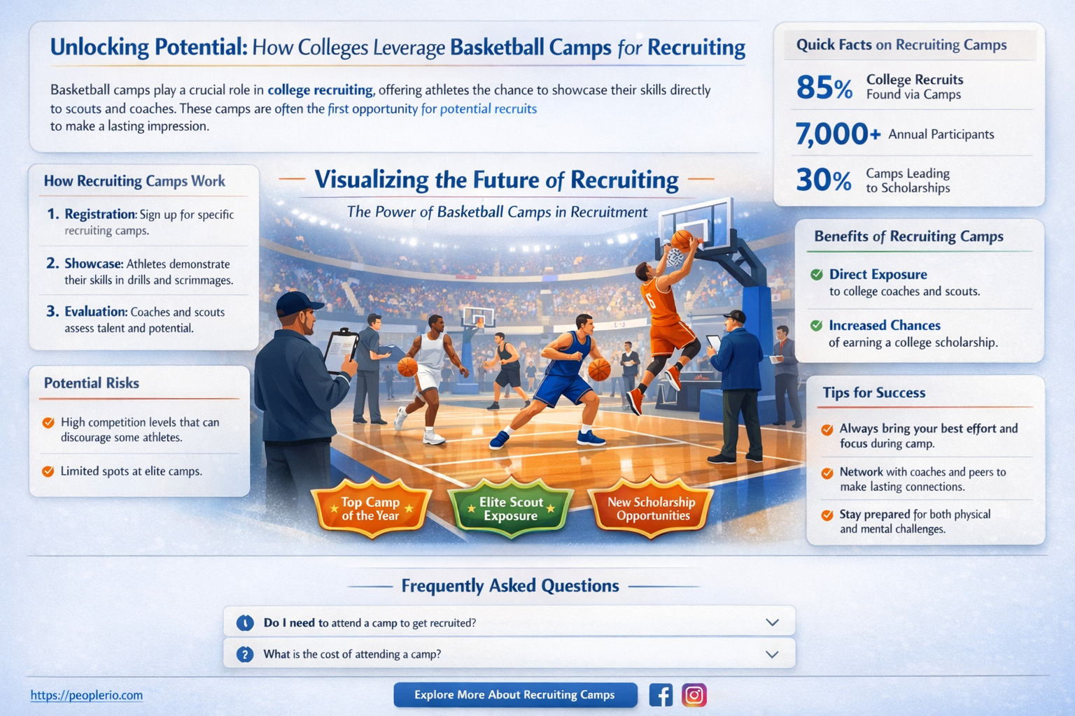 do colleges use their basketballcamps for recruiting