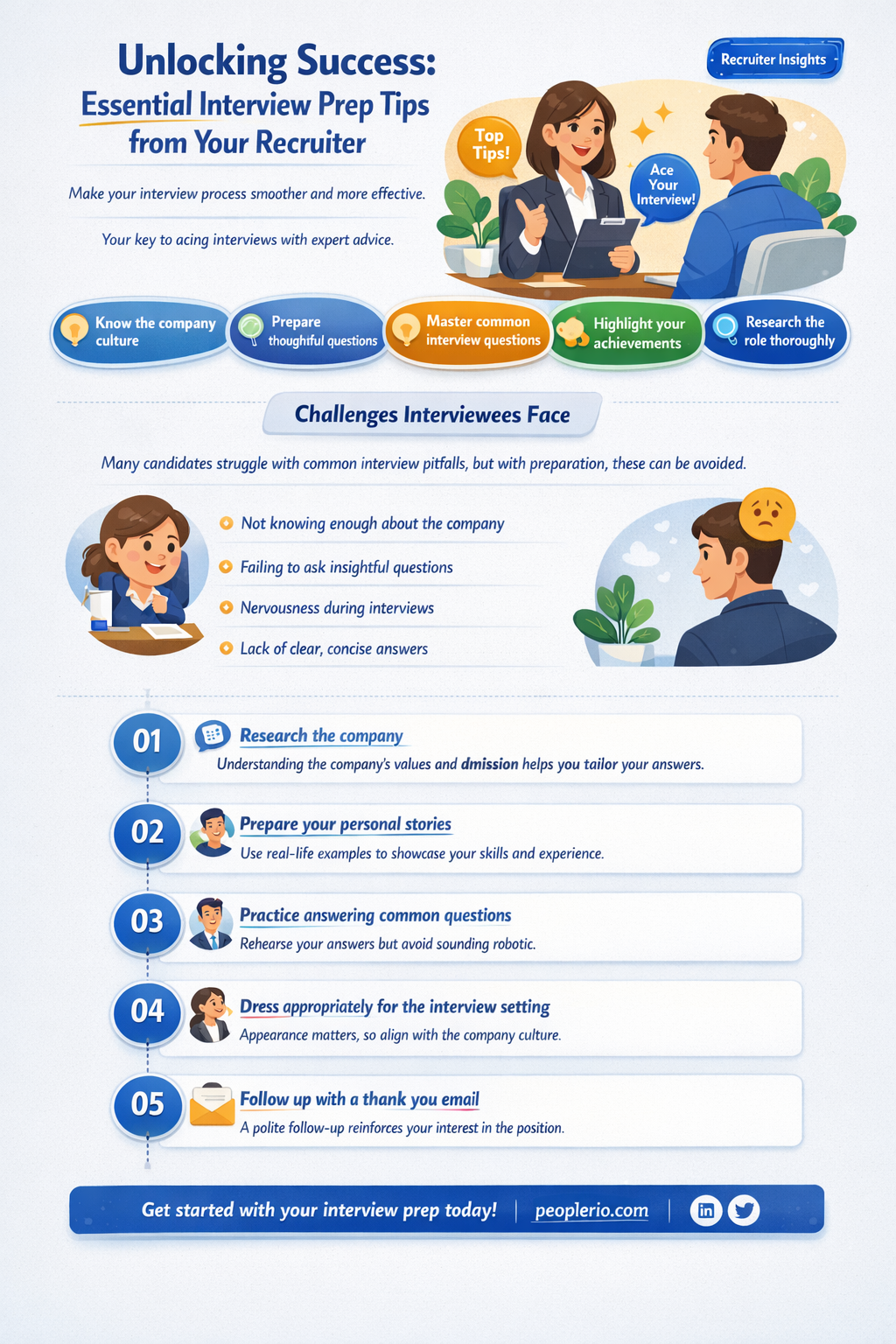 can you ask your recruiter interview prep tips