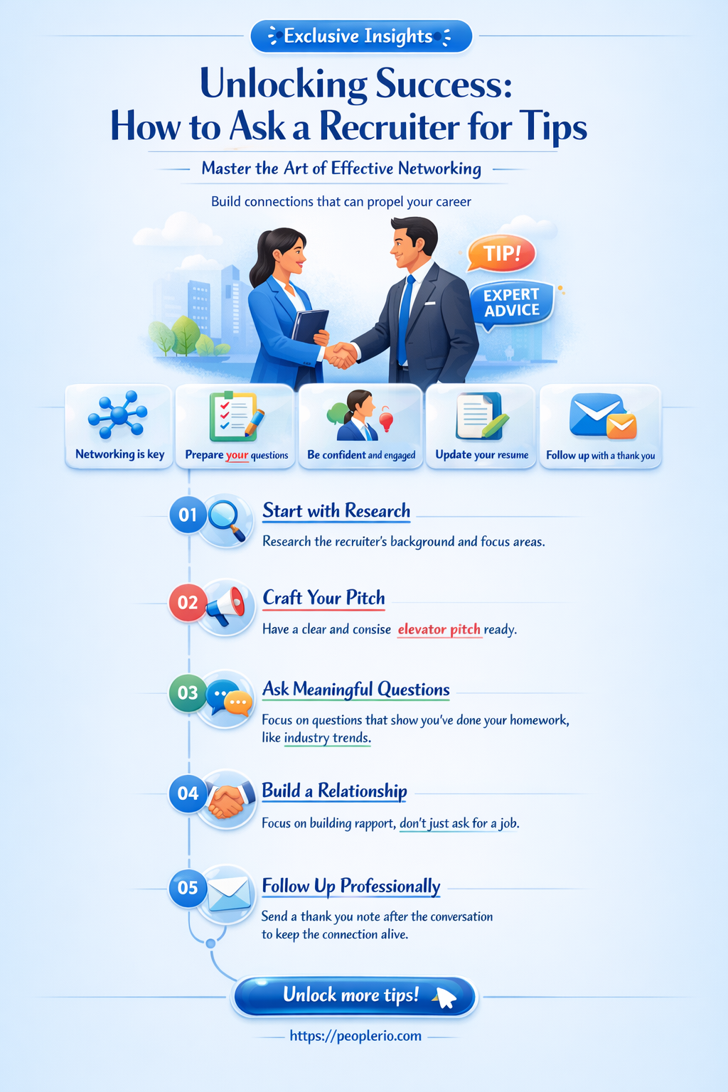 can you ask a recruiter for tips