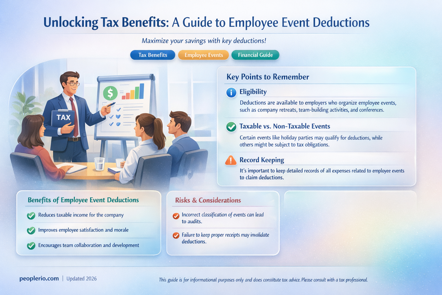 are employee events tax deductible