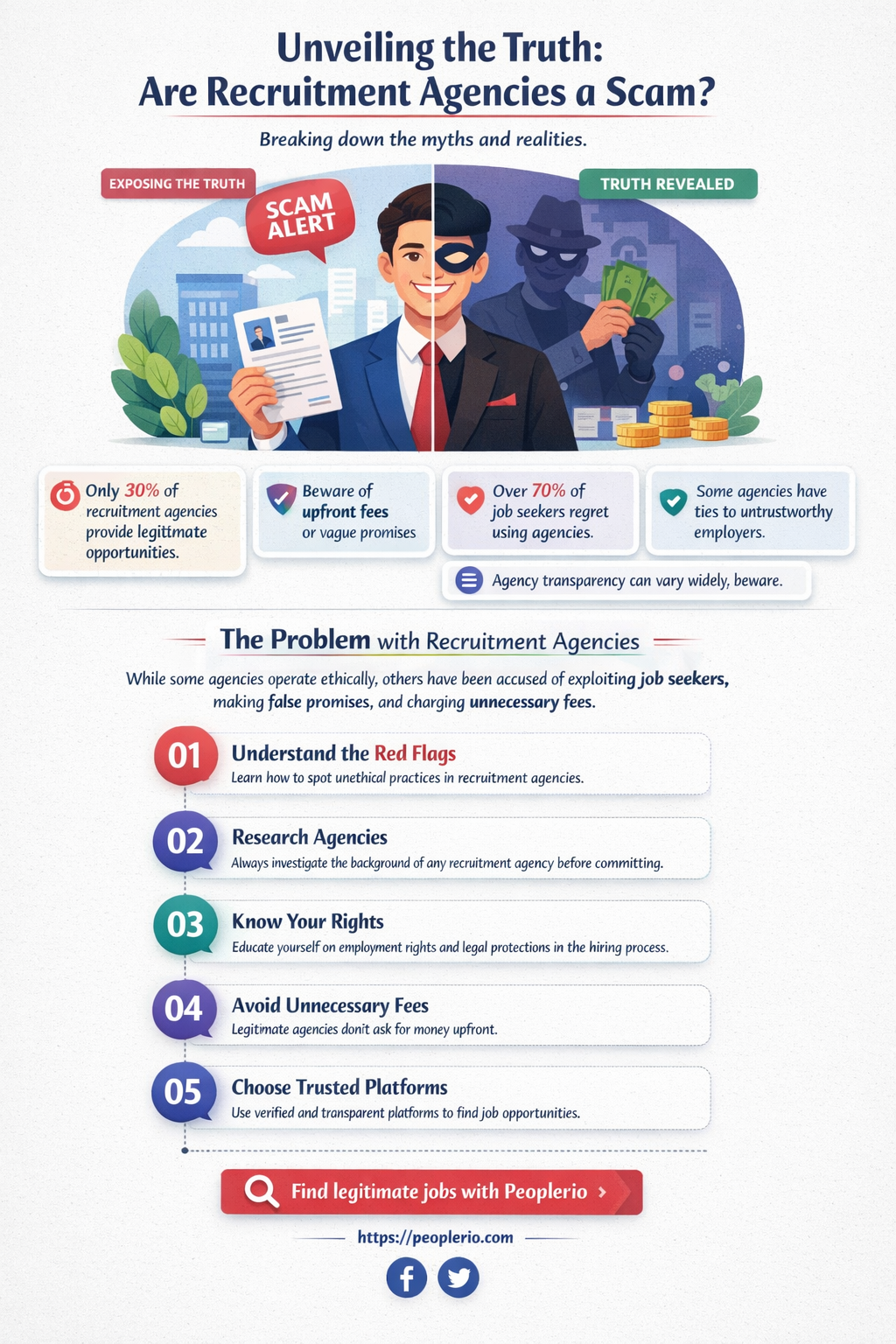 are recruitment agencies a scam