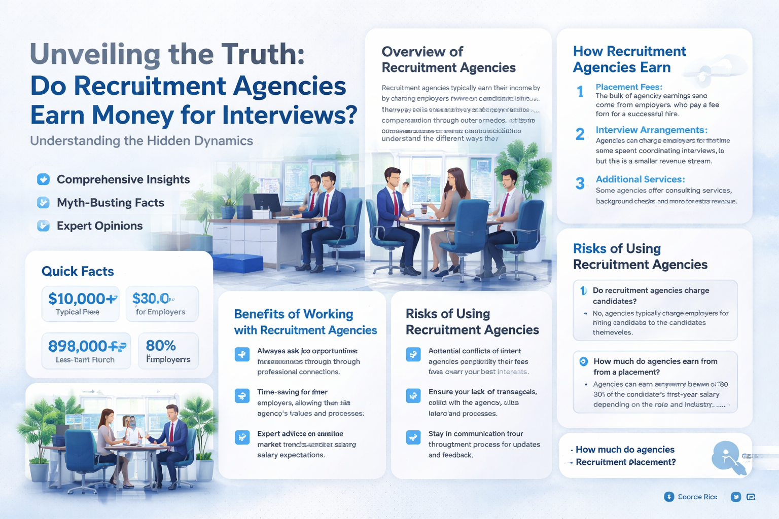 do recruitment agencies get paid for interviews