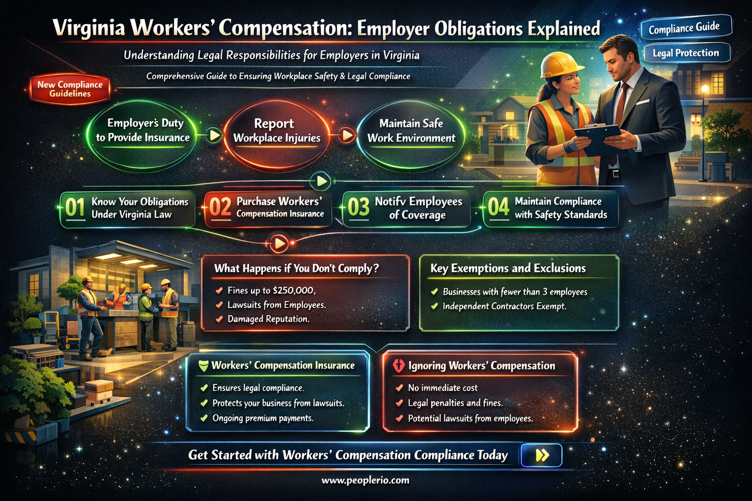 does an employer have to pay workers compensation in va