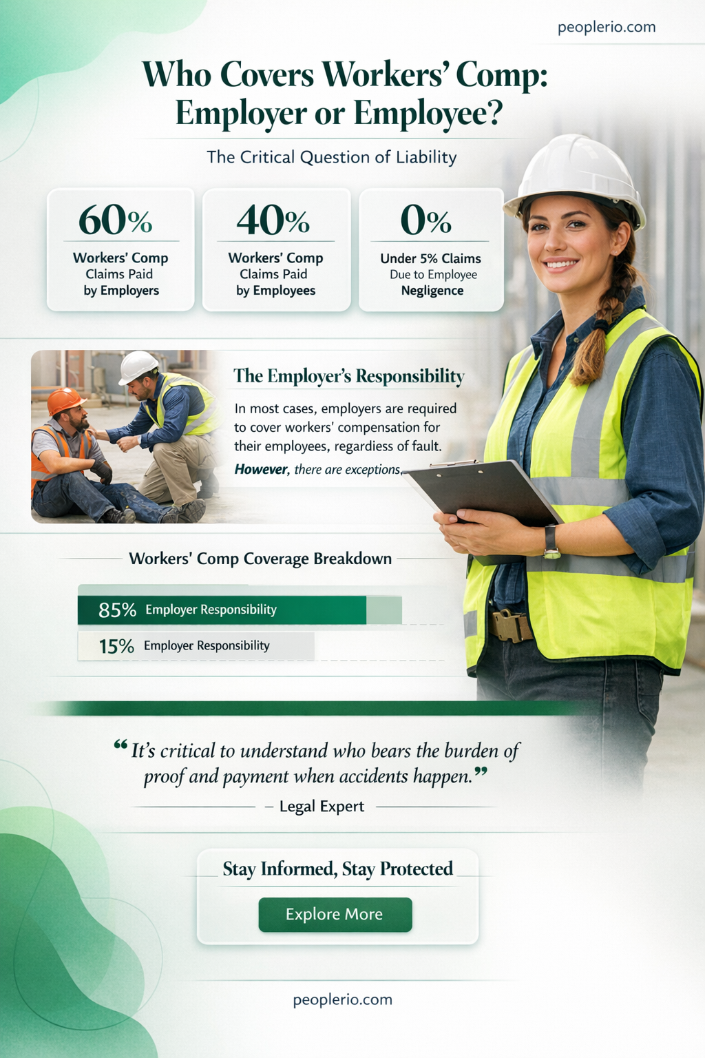 do employees pay for workers compensation insurance