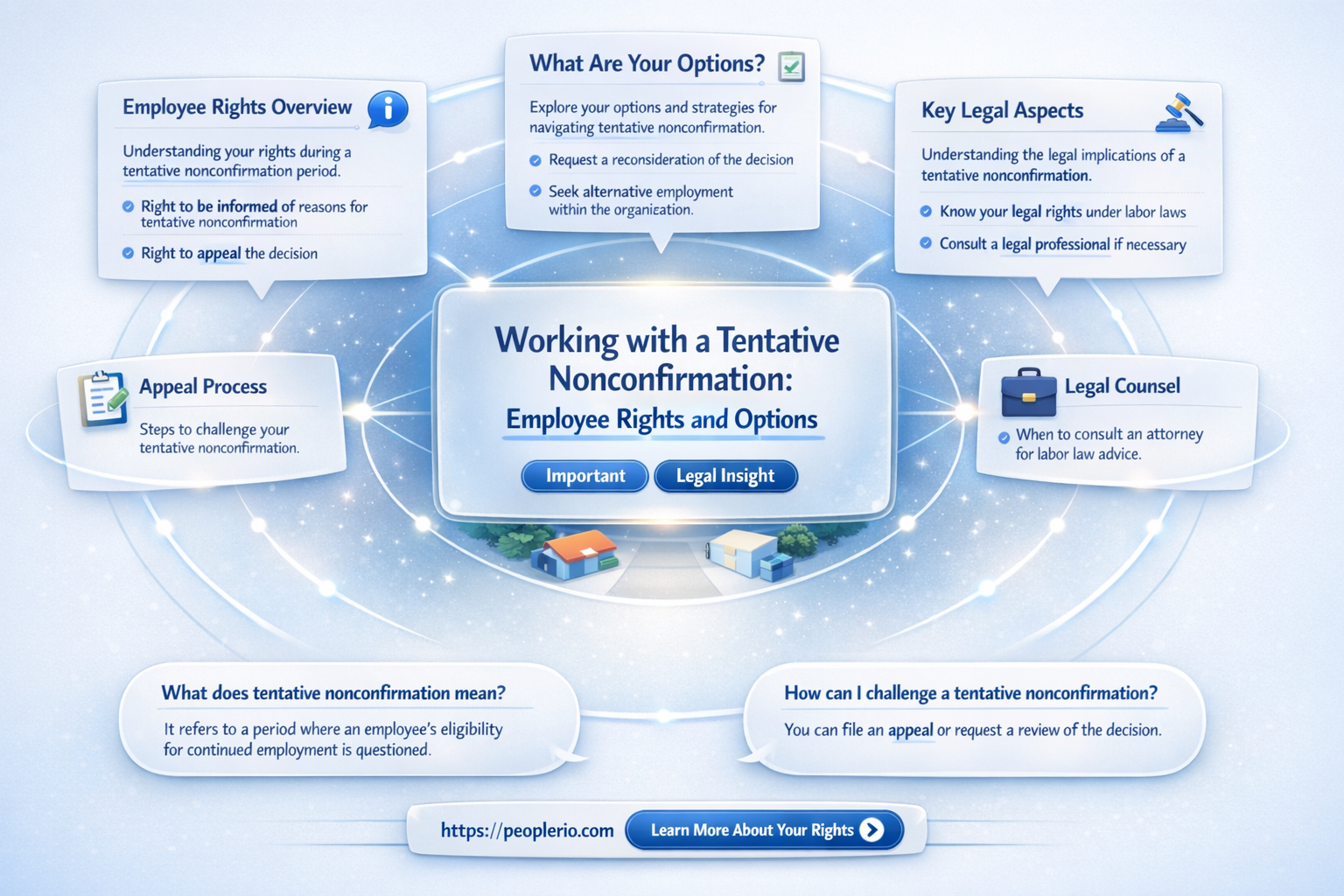 can an employee work with a tentative nonconfirmation