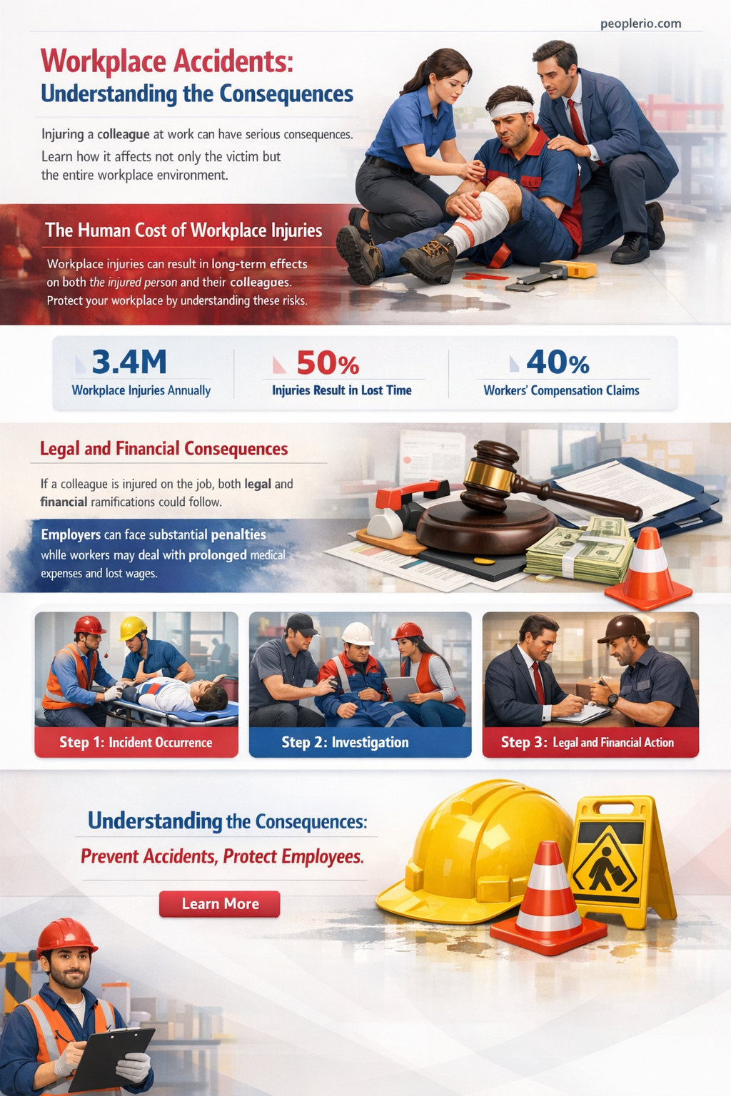 can you be fired for accidental injury to another employee