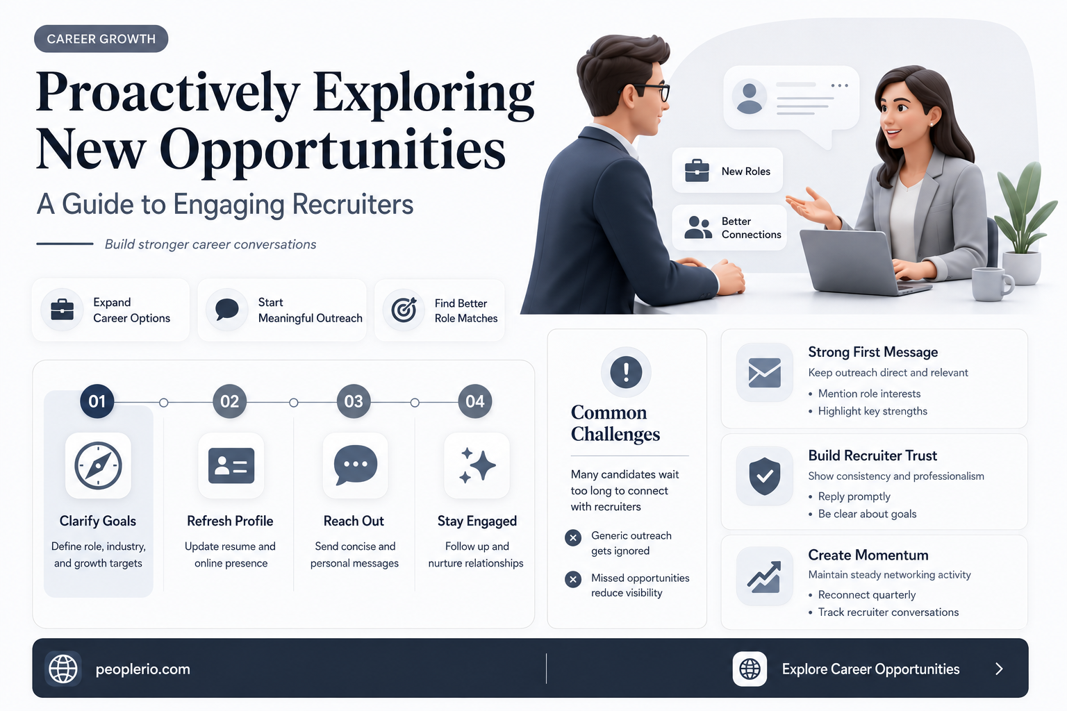 how to ask recruiter is he have new position