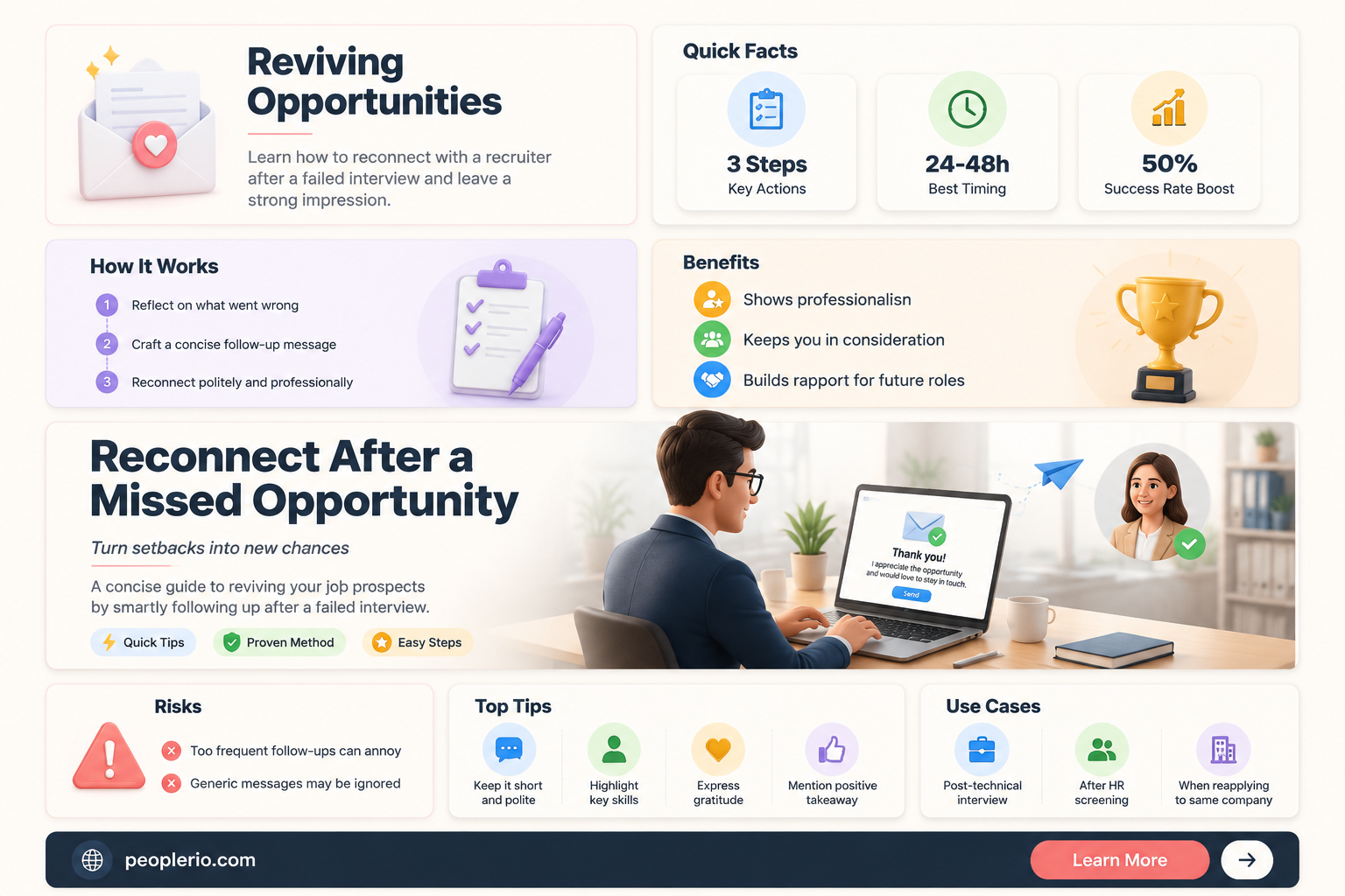 how to reconnect with a recruiter from failed interview