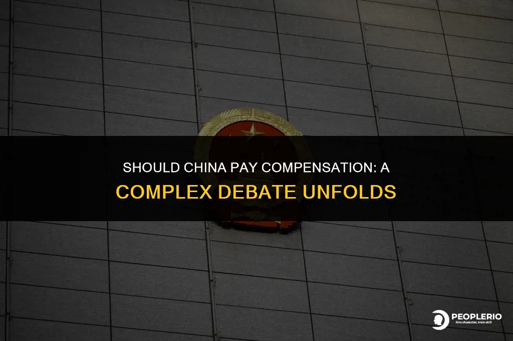 should china pay compensation