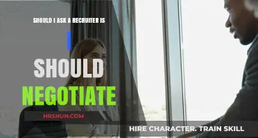 Navigating Negotiations: When to Ask a Recruiter for More
