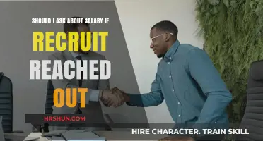 Navigating Salary Discussions When Recruiters Reach Out: A Guide