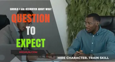 Decoding the Interview: Should You Ask the Recruiter About Expected Questions?