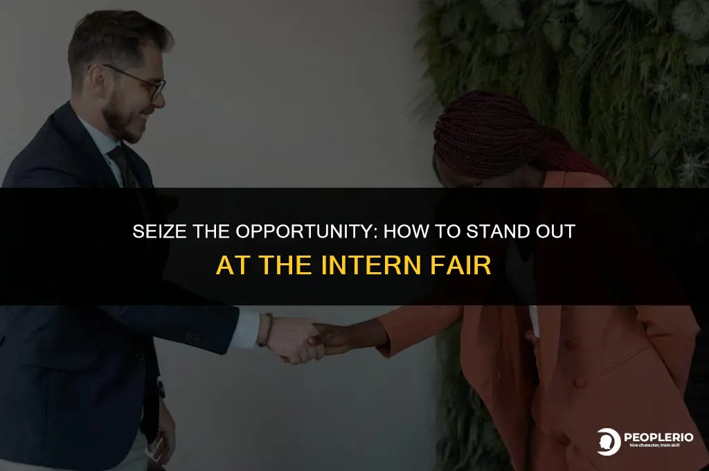 should i ask to recruit me at the intern fair