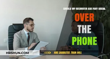 Should Your Recruiter Request Social Security Numbers Over the Phone?
