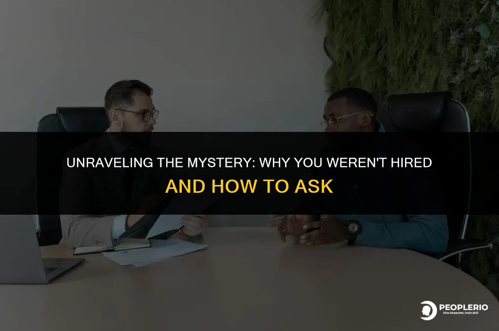 should you ask your recruiter why you weren