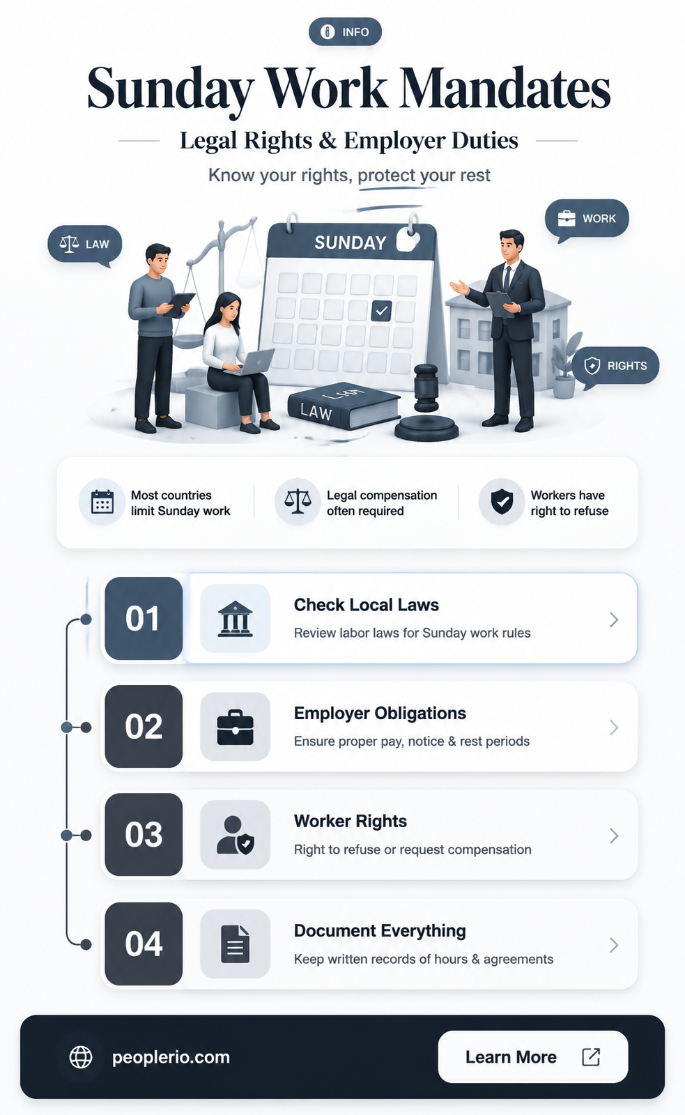 can an employee be forced to work on sunday