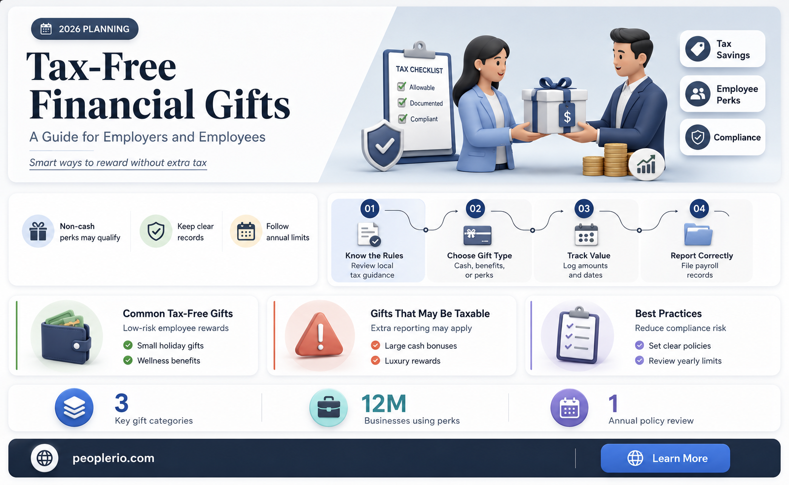 can an owner give personal money to employee tax free