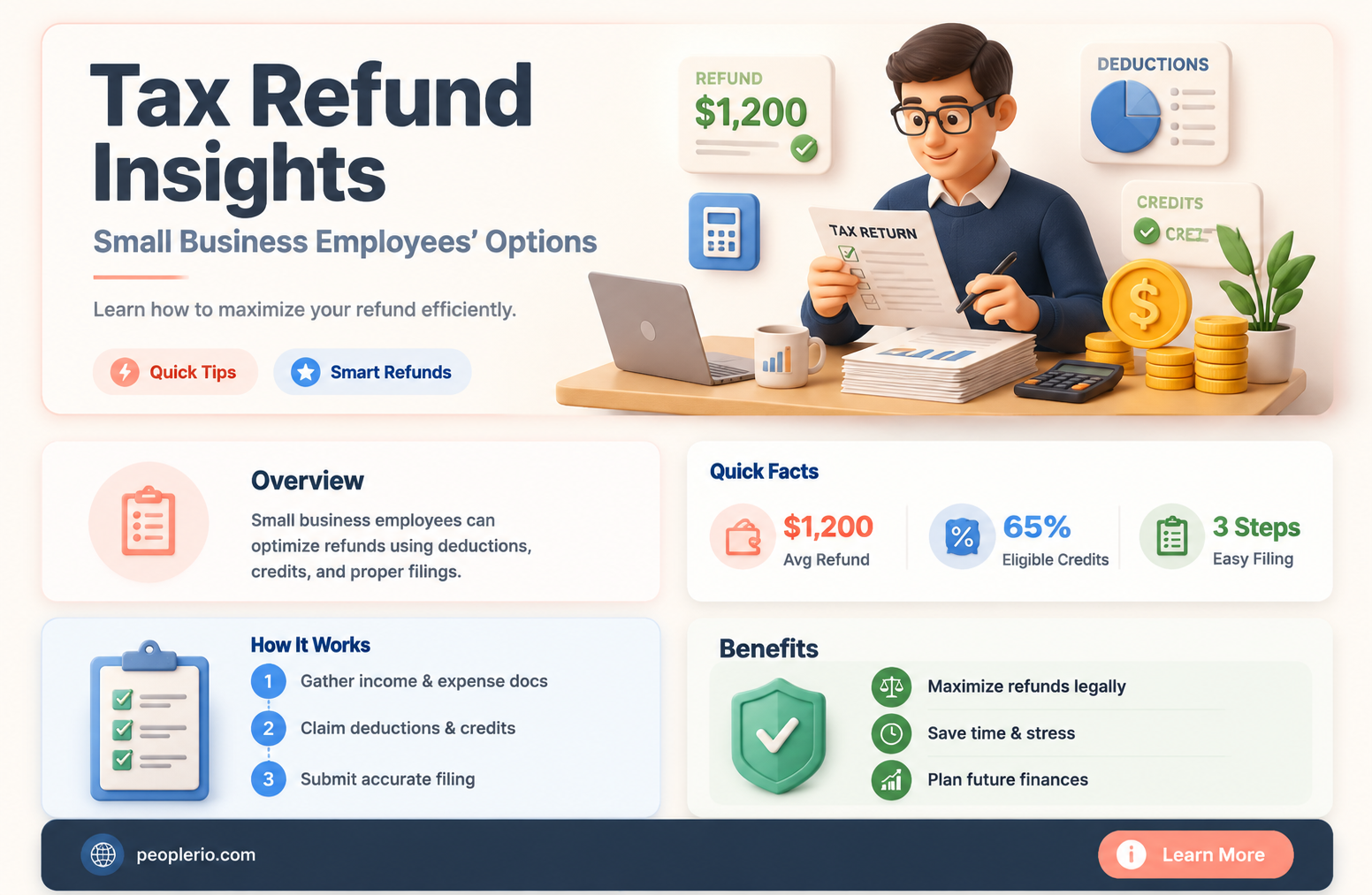can an employee money back in taxes for small business
