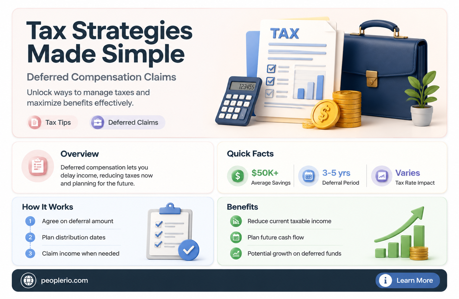 can you claim deferred compensation on your taxes